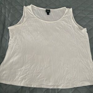 Eileen fisher silk neutral top, size 1X